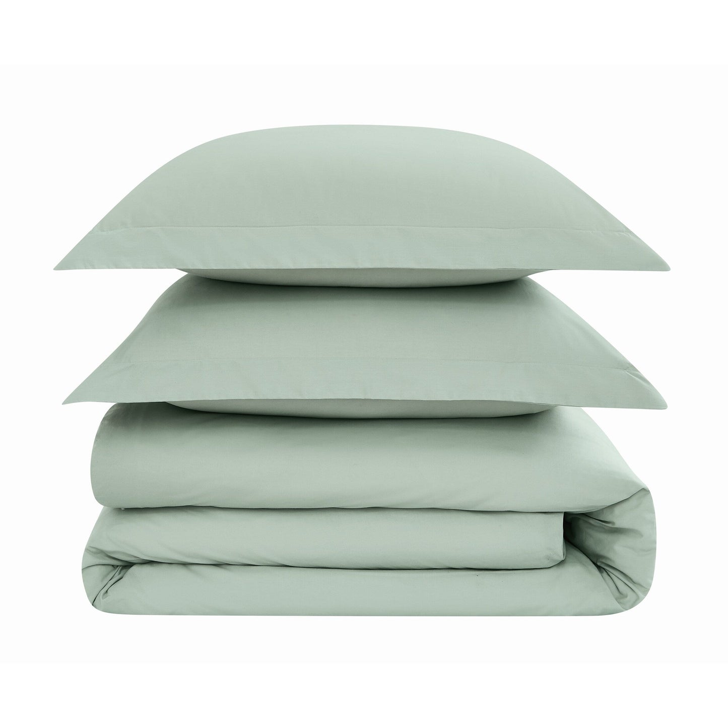 Brooklyn Loom Tight-Weave Cotton Percale Duvet Set