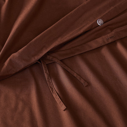 Brooklyn Loom Tight-Weave Cotton Percale Duvet Set