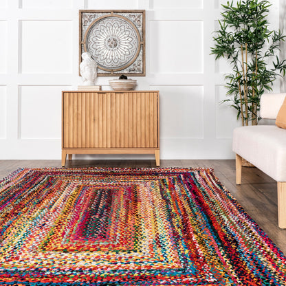 Nuloom Tammara Bohemian Hand Braided Area Rug