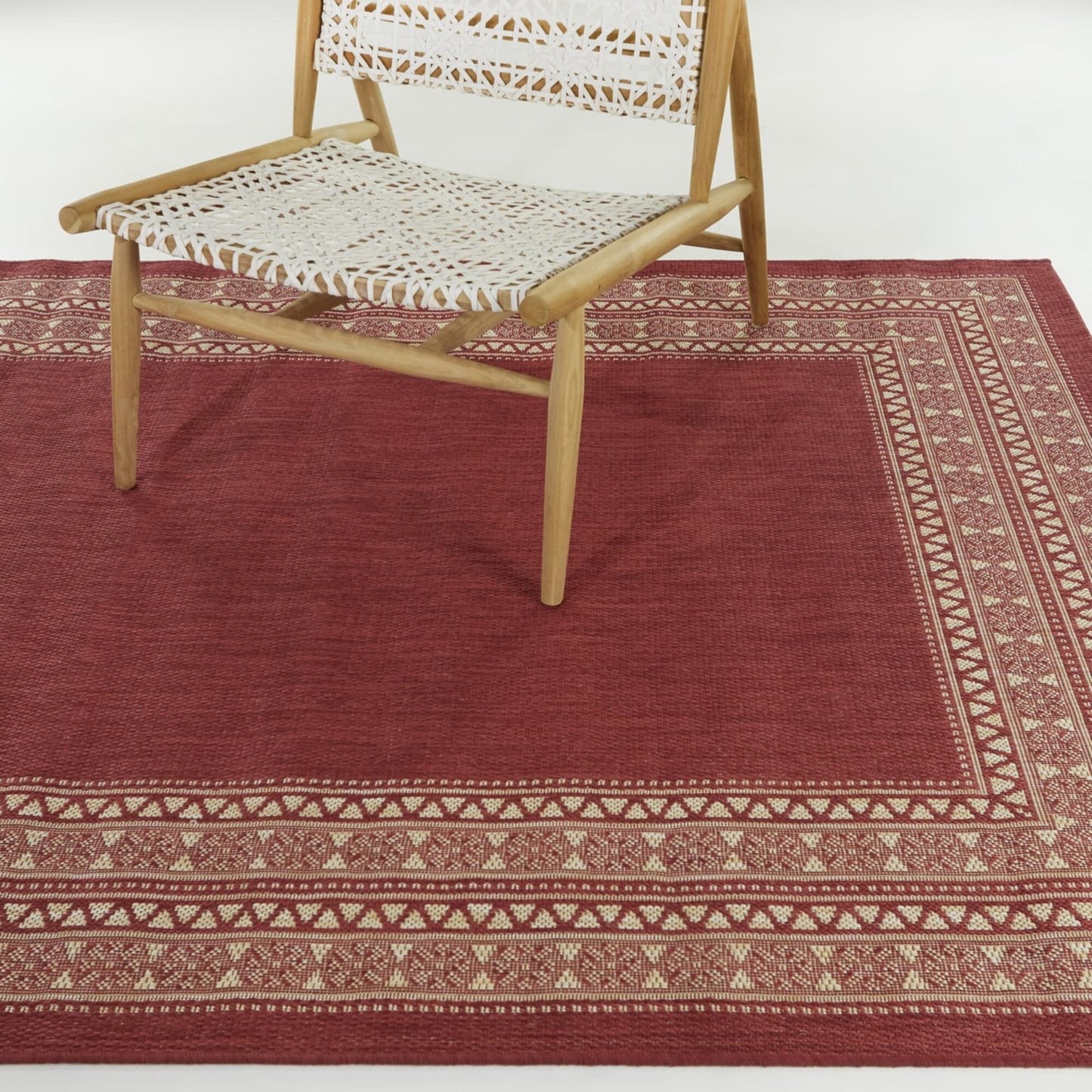 Carew Transitional Border Indoor/Outdoor Area Rug
