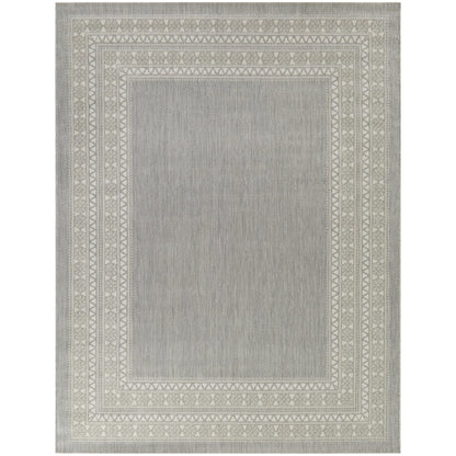 Carew Transitional Border Indoor/Outdoor Area Rug