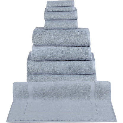 CTT %100 Turkish Cotton Towel Set 8 or 9 Pcs Quick Dry and Absorbent