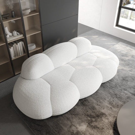 Cloud Shaped Couches for Living Room, Modern Comfy Compressed Sofa, Cloud Shaped Leisure Sofa for Bedroom, Apartment