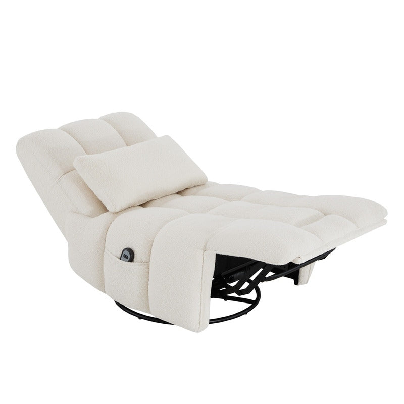 Cole Power Recliner Chair Swivel Glider with Lumbar Support
