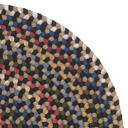 Colonial Mills Wayland Handmade Farmhouse Multicolor Braided Oval Rug