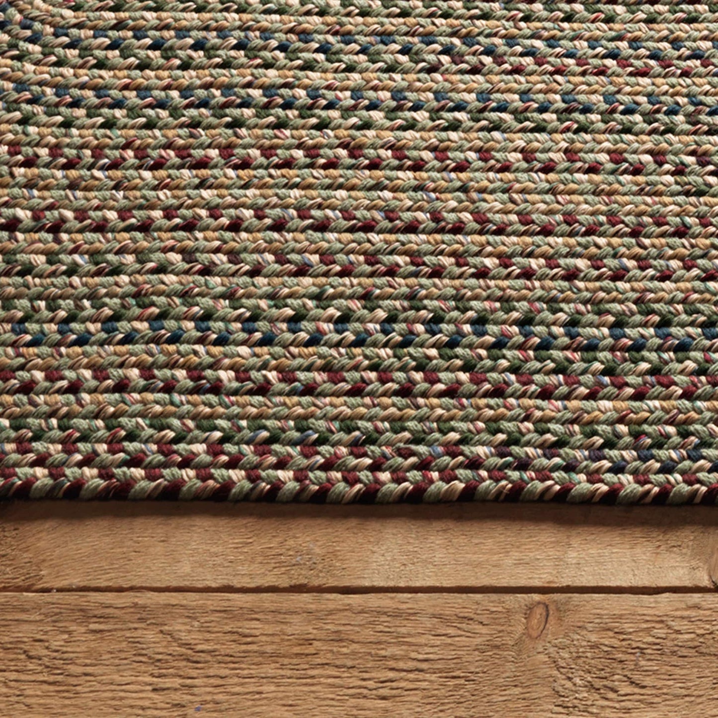 Colonial Mills Worley Multicolor Rustic Braided Handcrafted Runner Rug
