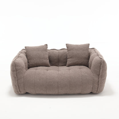 Comfortable square recliner sofa