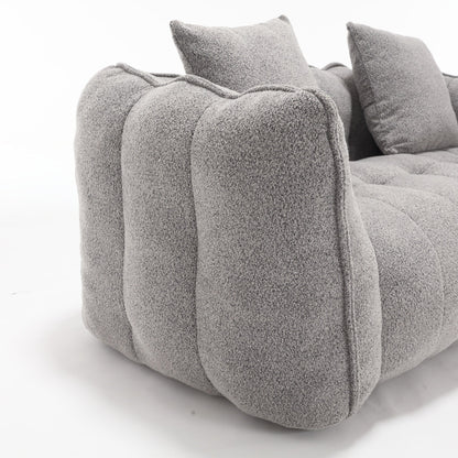 Comfortable square recliner sofa