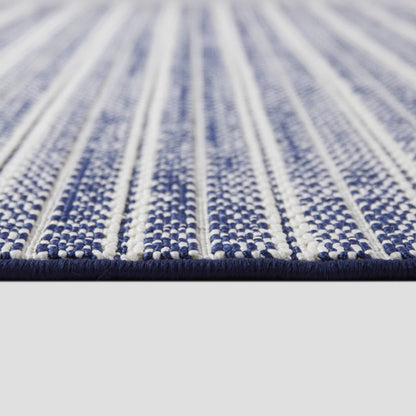 Connell Transitional Stripe Indoor/Outdoor Area Rug