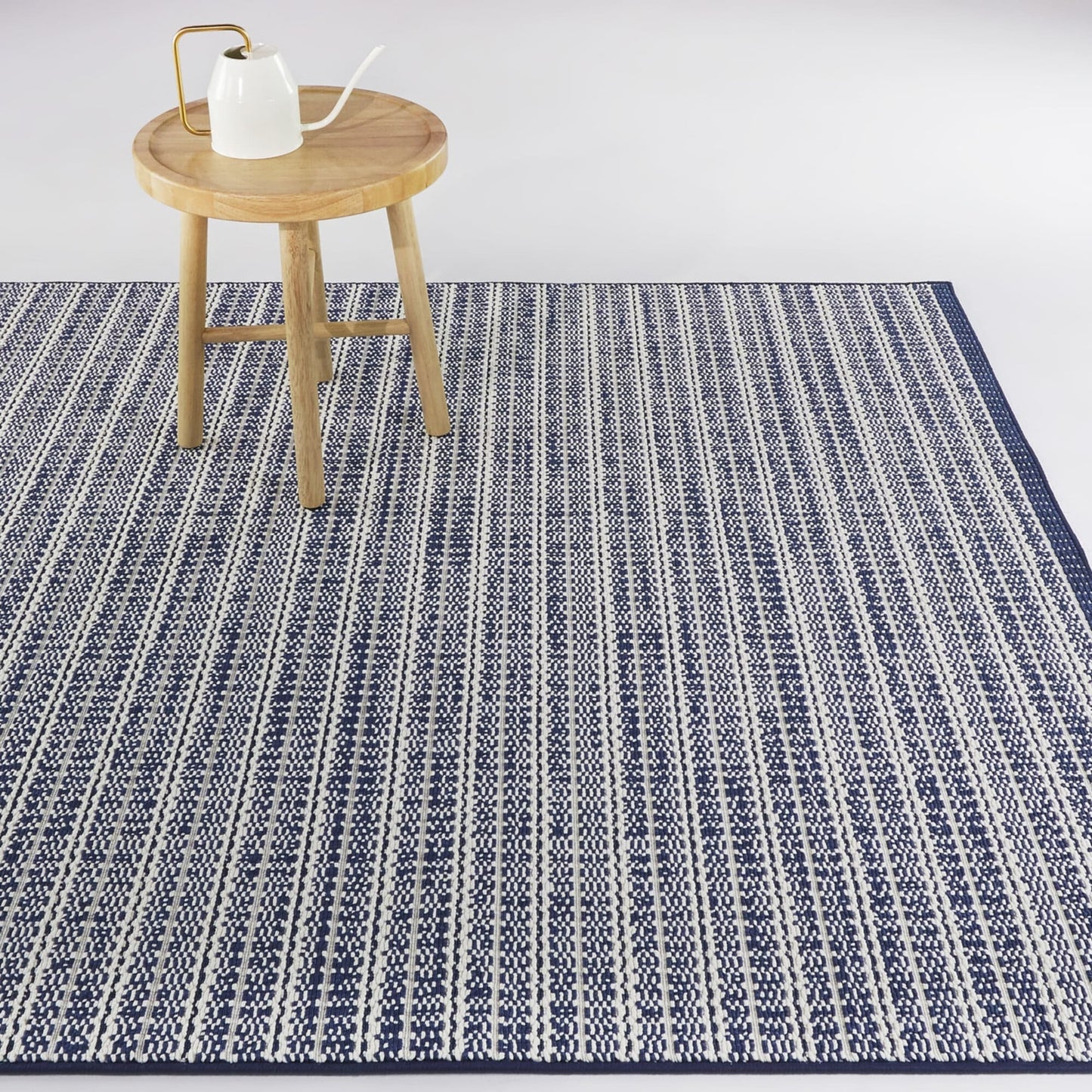 Connell Transitional Stripe Indoor/Outdoor Area Rug