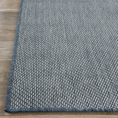 Contemporary Solid Indoor/Outdoor Area Rug