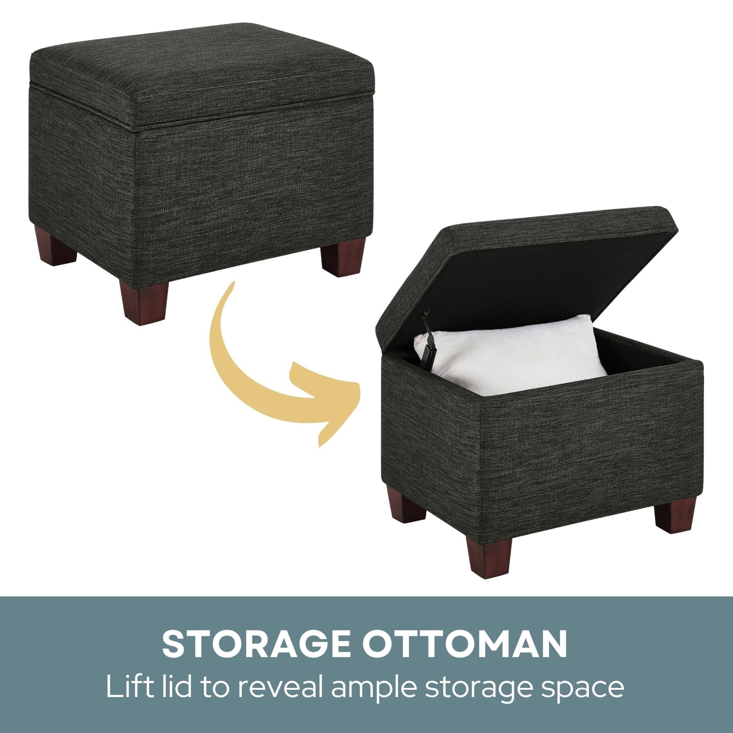 Convenience Concepts Madison Storage Ottoman