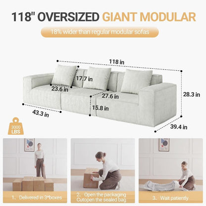 Convertible Tofu Block Sofa Floor Sofa Bed