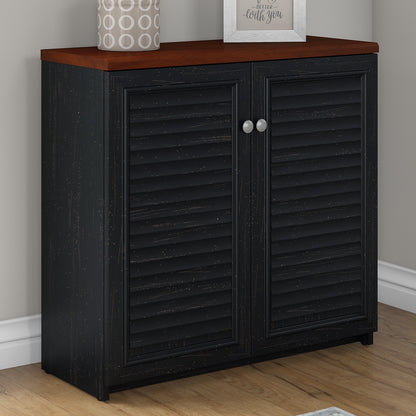 Fairview Storage Cabinet with Doors and Shelves by Bush Furniture - 31.73L x 12.76W x 30.71H