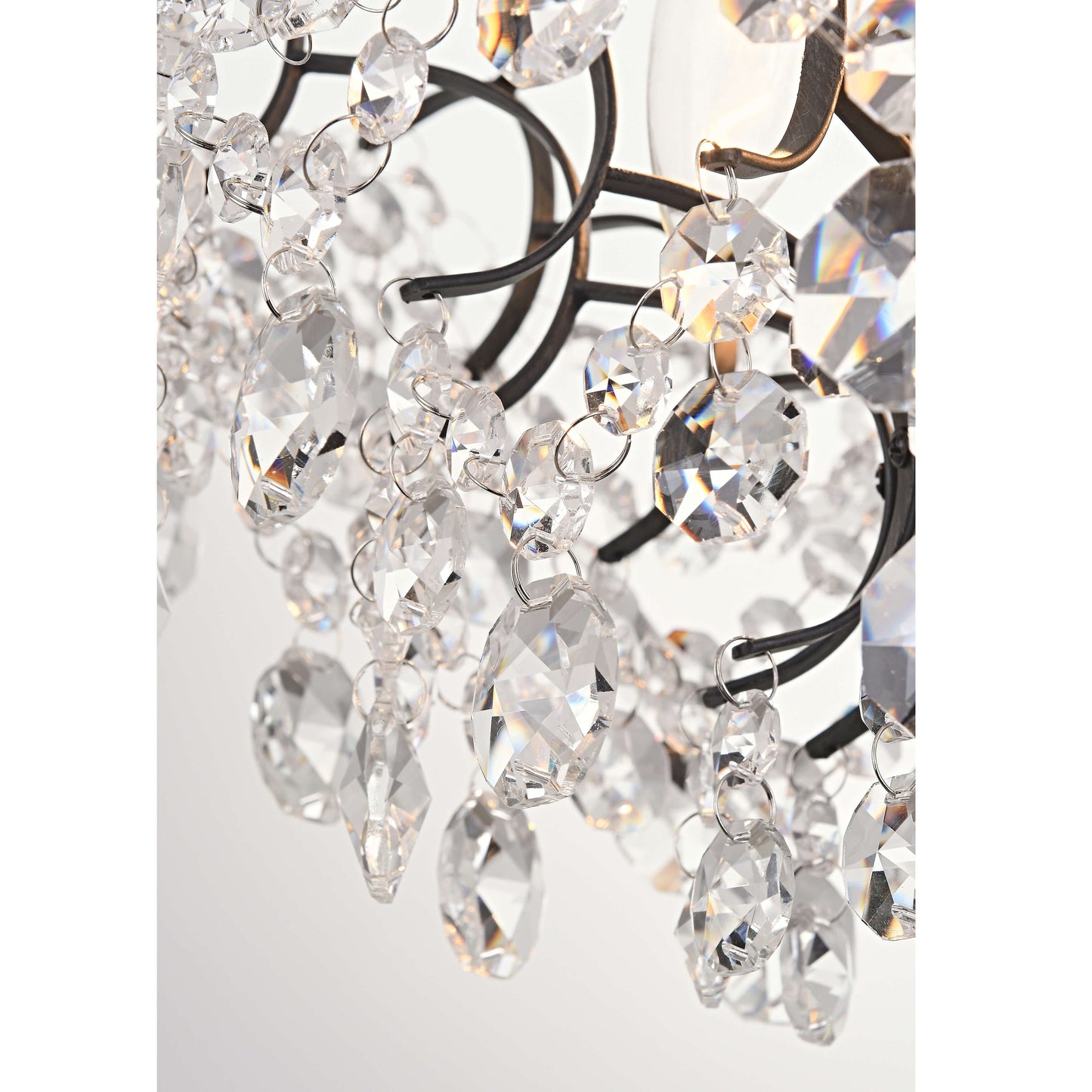 Dalia Elegant Indoor 3-light Crystal Flush Mount