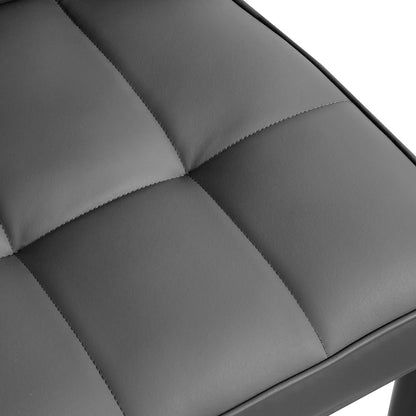 Faux Leather Upholstered Dining Chairs Set of 2/4