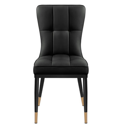Faux Leather Upholstered Dining Chairs Set of 2/4