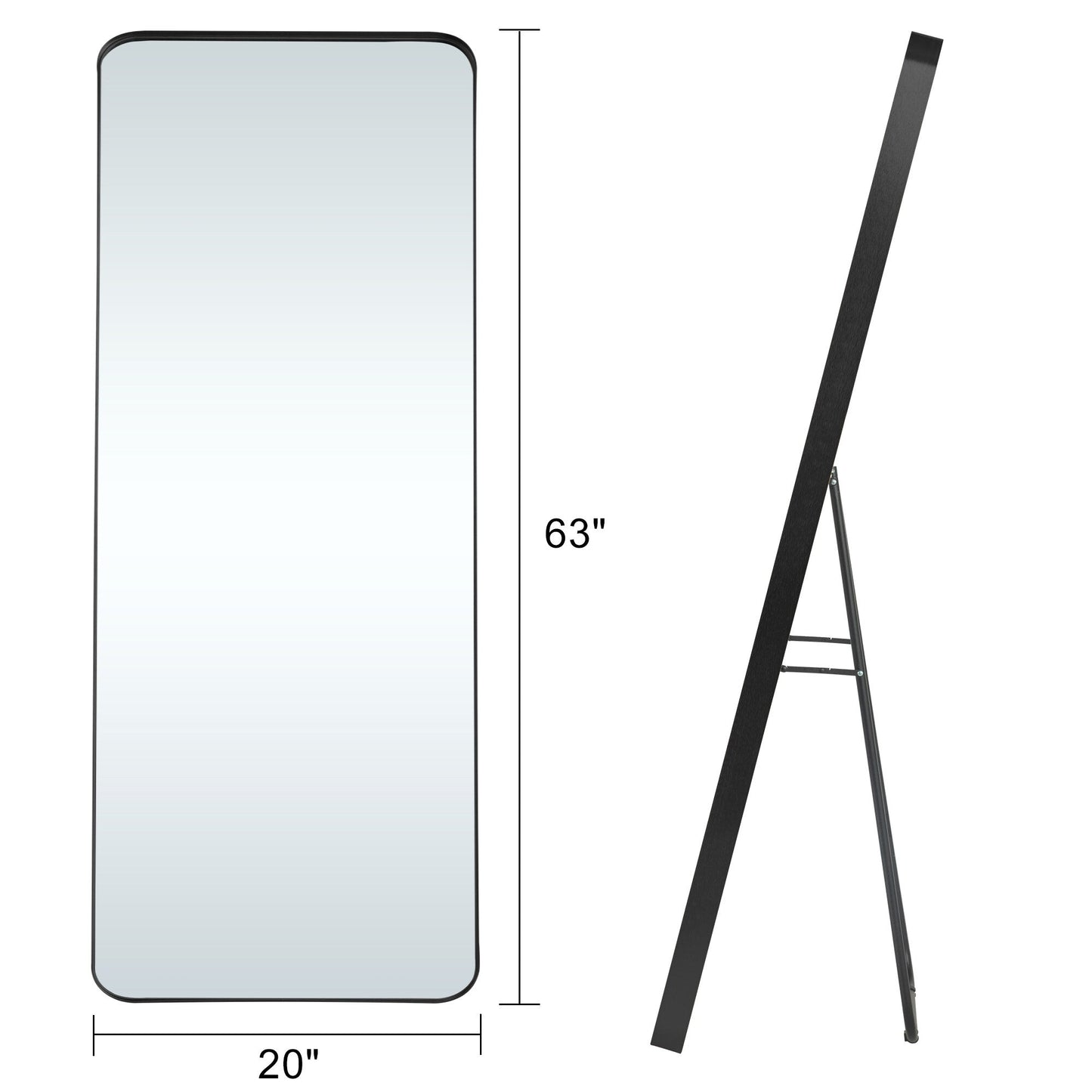 Full Length Mirror Large Wall Mounted Mirror Full Body Mirror