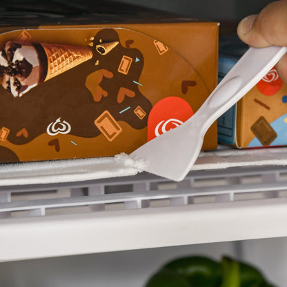 HOMCOM 3.2 Cu.Ft Mini Fridge with Freezer, Single Door Compact Refrigerator with Adjustable Thermostat for Bedroom