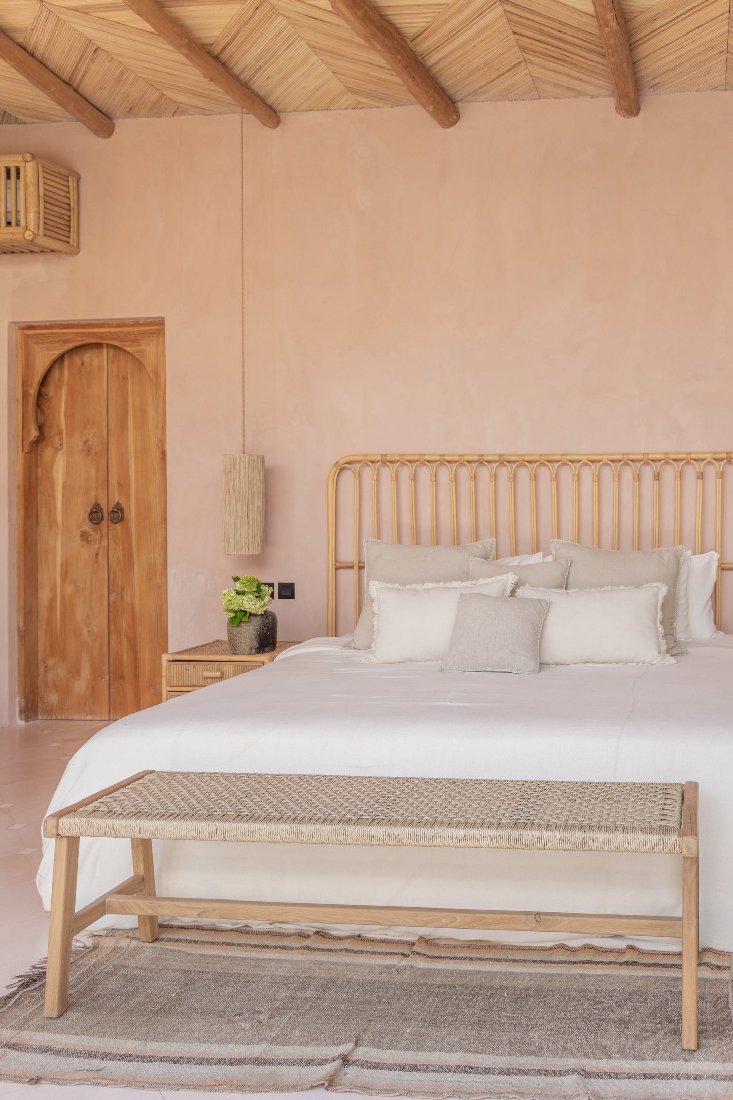 Inna Indoor Outdoor Teak Bench