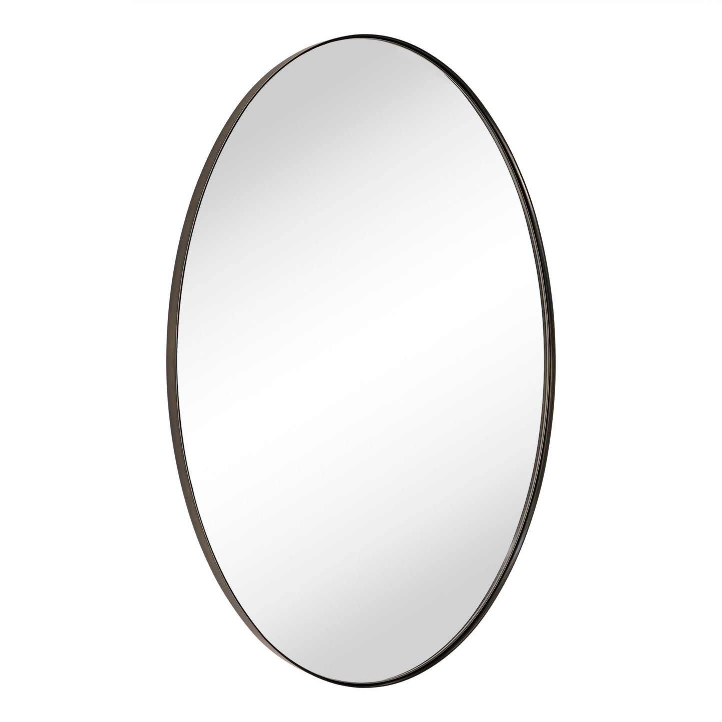 TEHOME Javell Oval Metal Wall Mirror