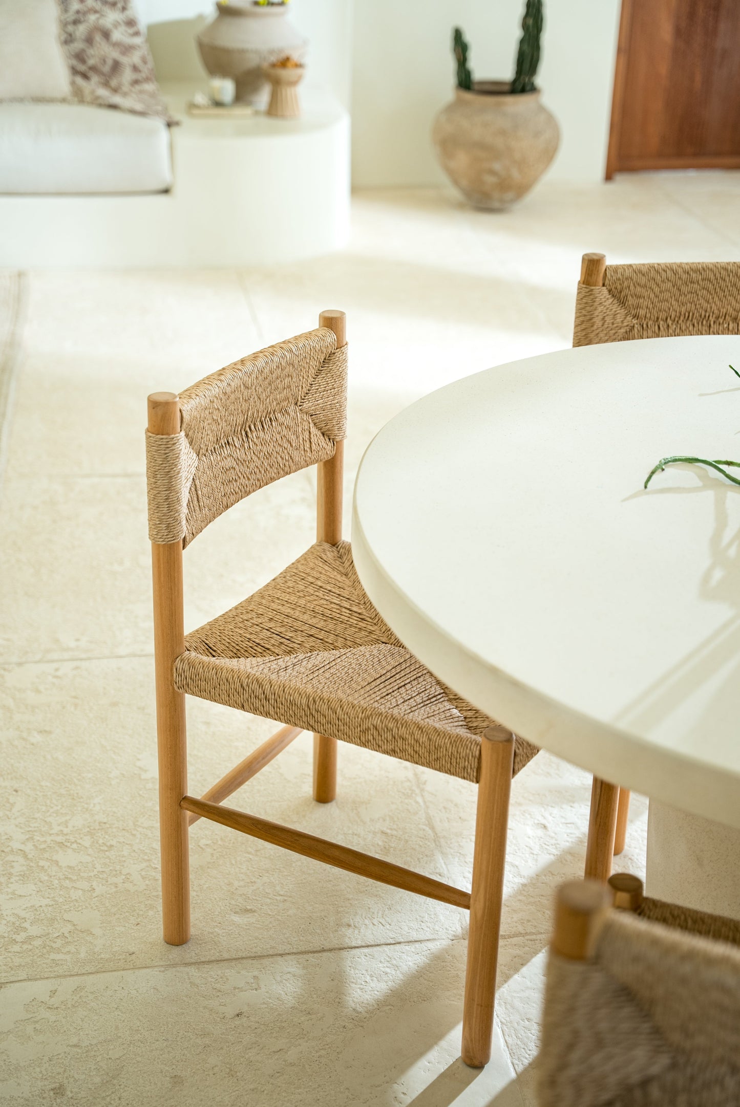 June Indoor Outdoor Teak Dining Chair