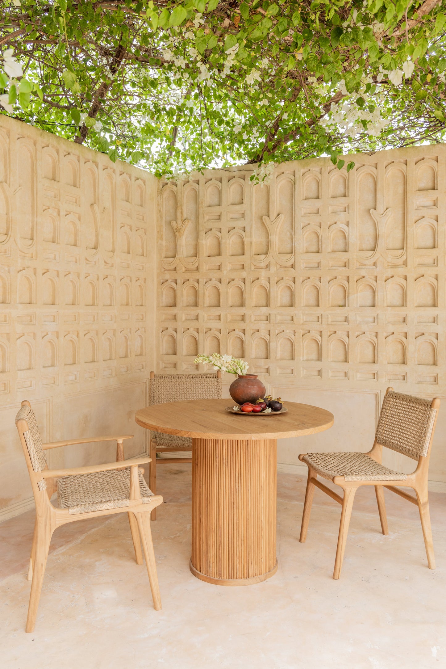 Lisna Indoor Outdoor Teak Dining Chair