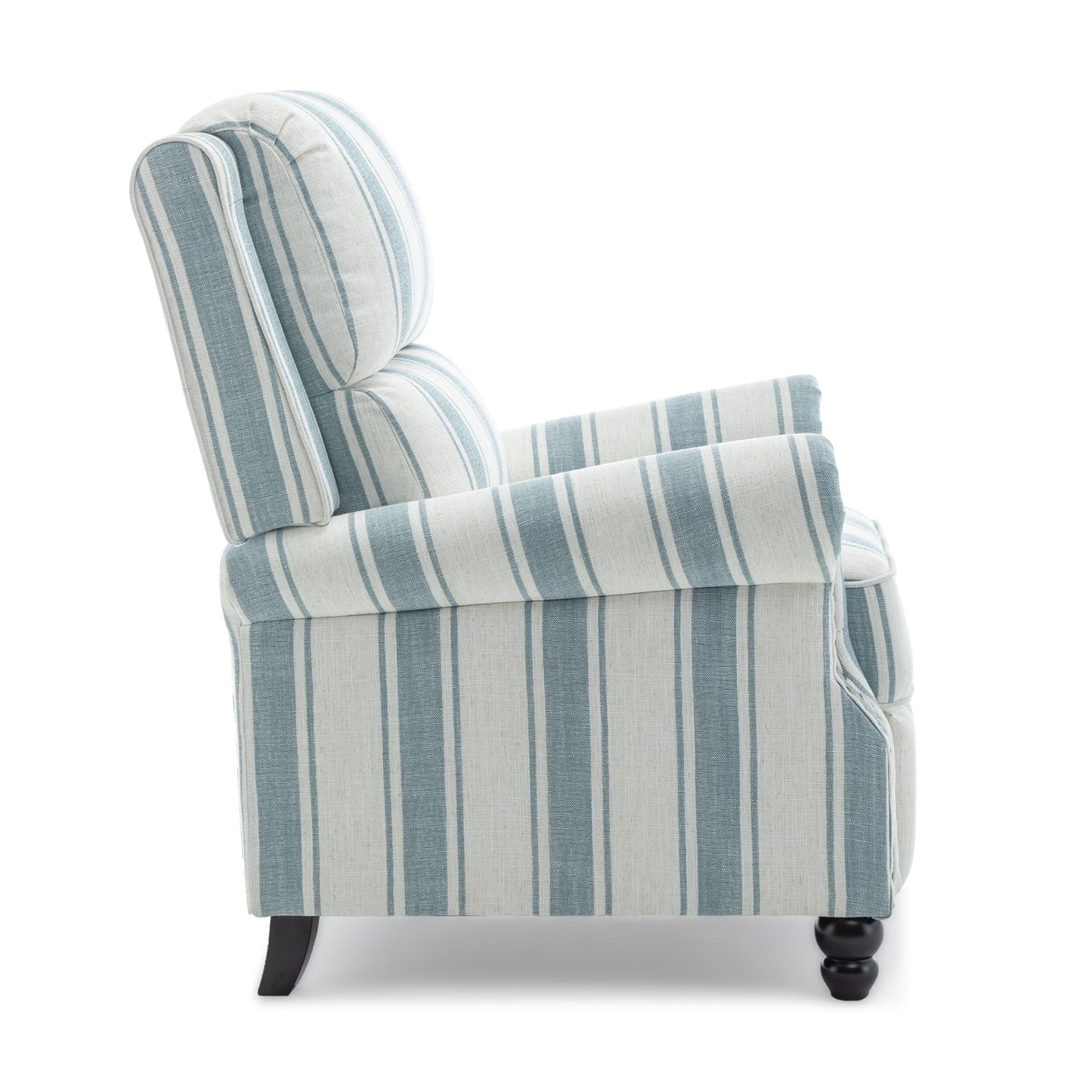 Manual Pushback Recliner Chairs with Nailhead Trim