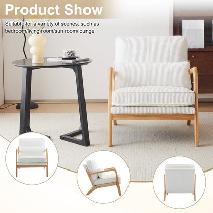 Mid Century Modern Upholstered Accent Chair