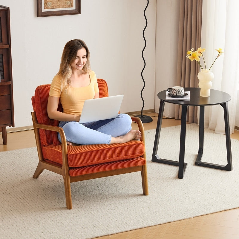 Mid Century Modern Upholstered Accent Chair