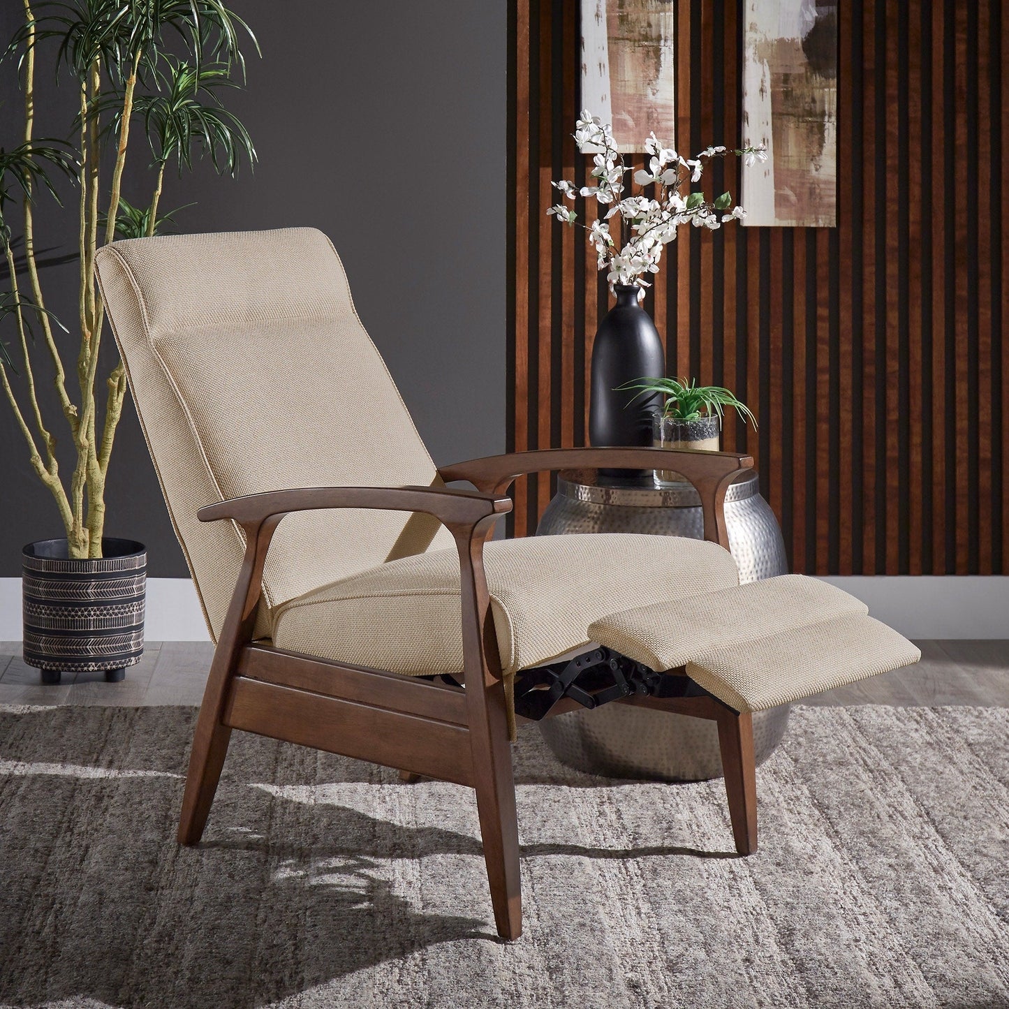 Notker 25.75 Wide Mid-Century Recliner by iNSPIRE Q Modern