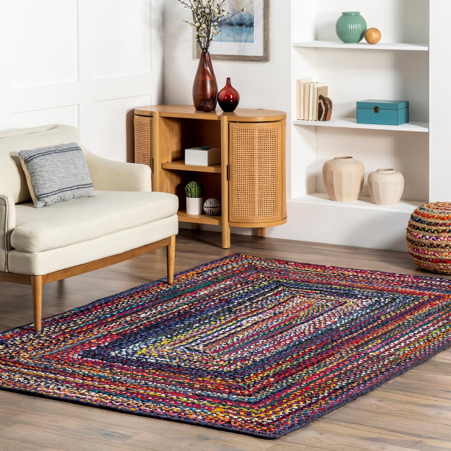 Nuloom Tammara Bohemian Hand Braided Area Rug