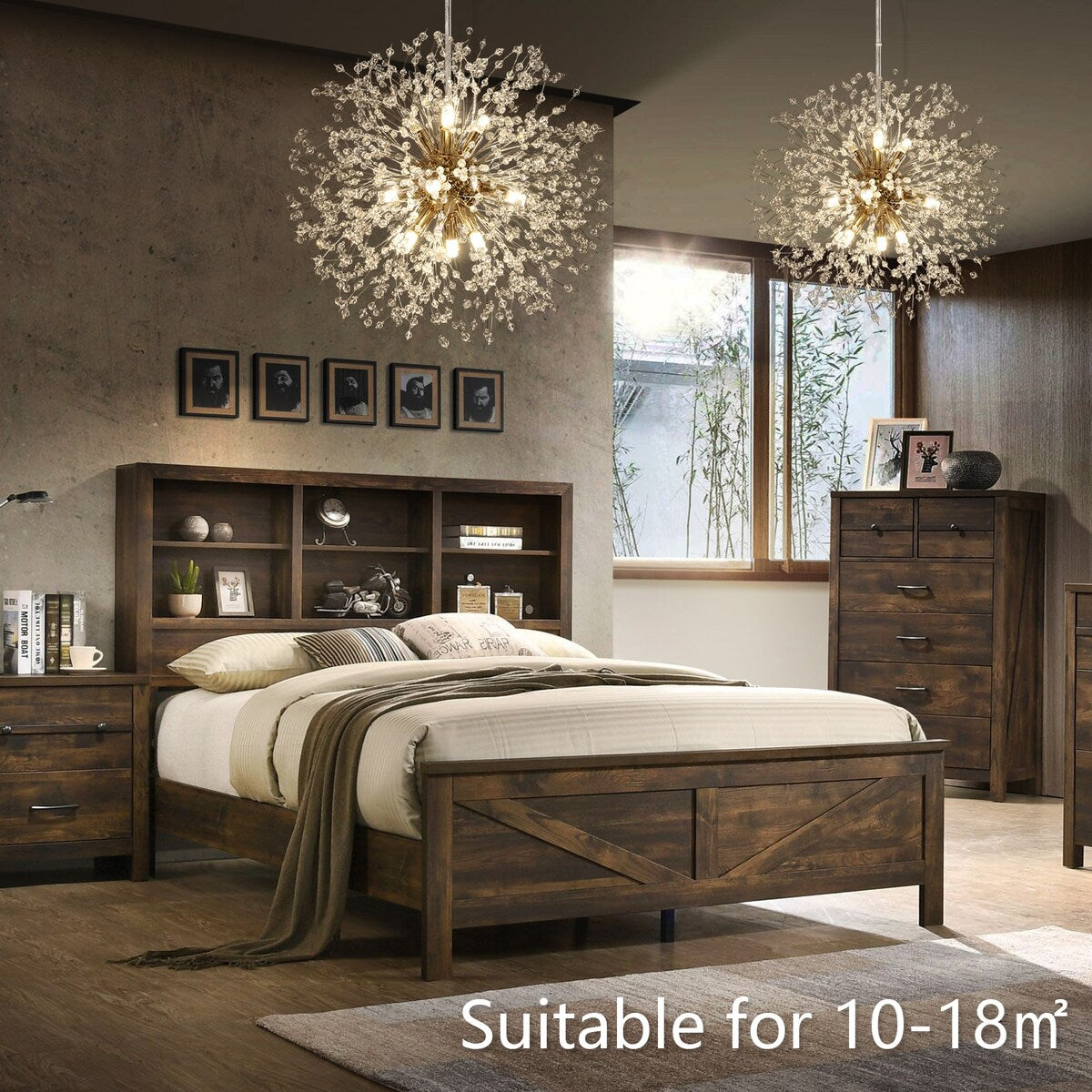 OYIPRO Modern Firework Sputnik Chandelier Crystal Pendant Lighting