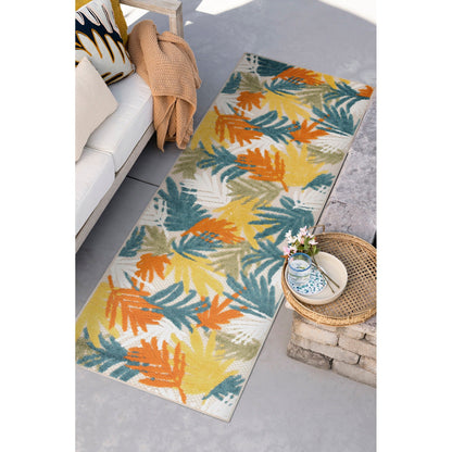Origin Coastal Floral Indoor/Outdoor Area Rug.