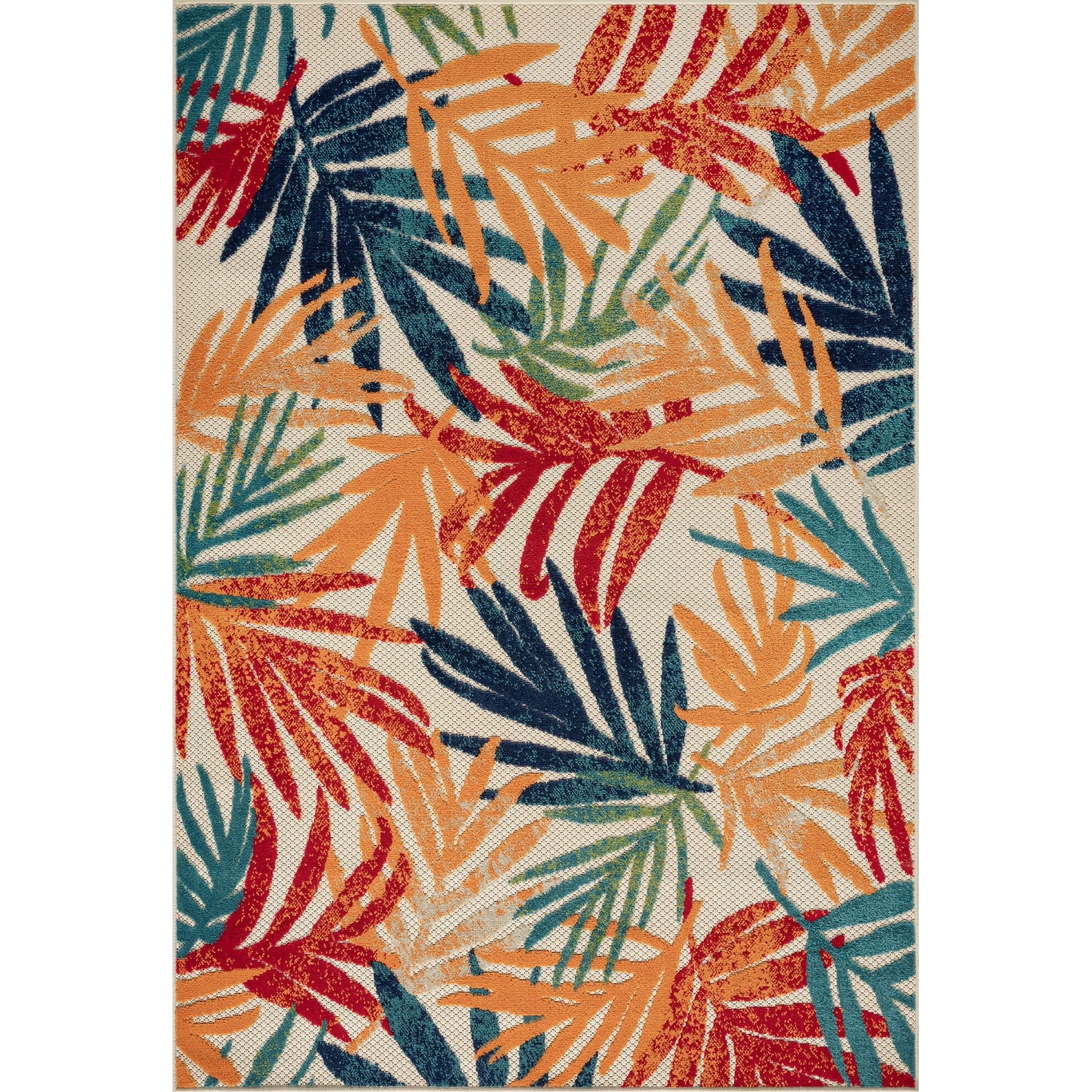 Origin Coastal Floral Indoor/Outdoor Area Rug.