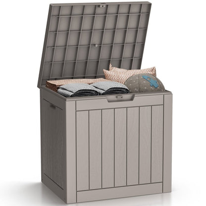 Outdoor Patio Storage Resin Lockable Deck Box