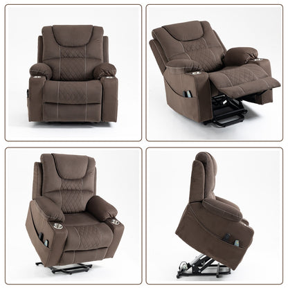 Oversized Electric Recliner Chair Elderly Power Lift Chair, 400 lbs.