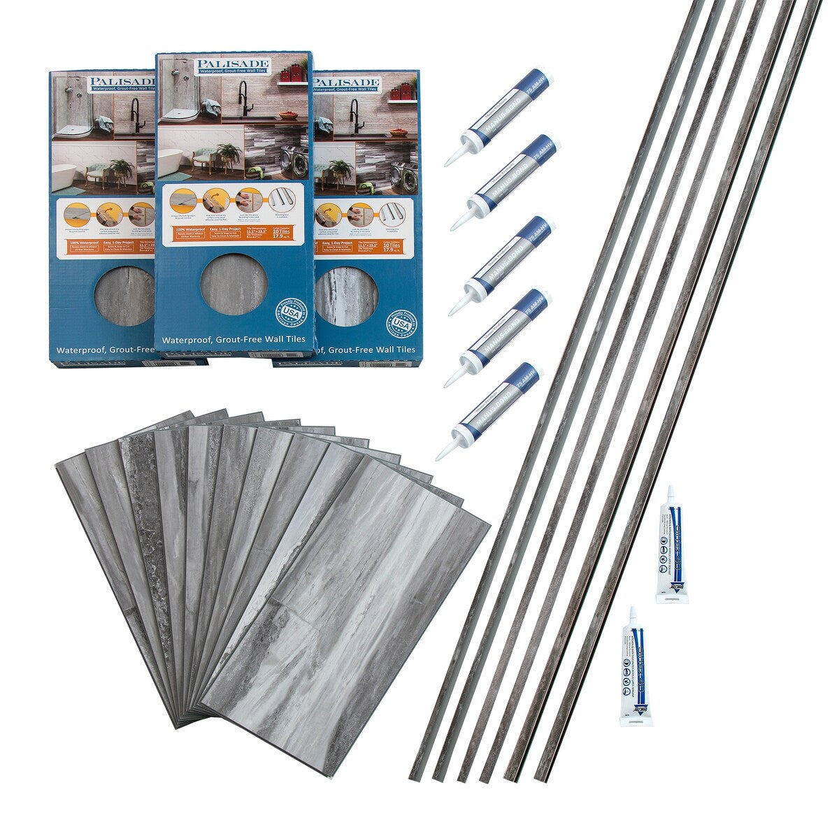 Palisade Wall Tile Shower Kit