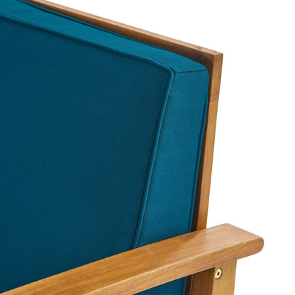 Perla Acacia Wood 7-piece Outdoor Chat Set by Christopher Knight Home