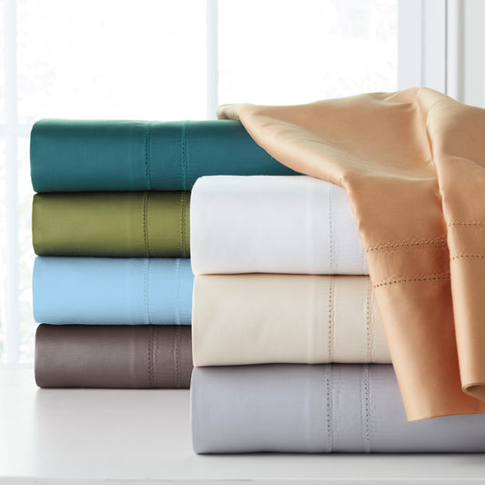 Pointehaven Deep Pocket 620 Thread Count Long Staple Cotton Sheet Set