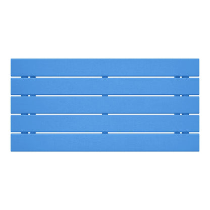 Polytrends Laguna Hdpe All Weather Outdoor Patio Rectangular Coffee Table