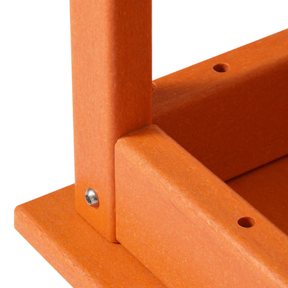 Polytrends Laguna Hdpe All Weather Outdoor Patio Rectangular Coffee Table