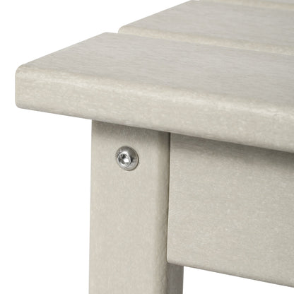 Polytrends Laguna Hdpe All Weather Outdoor Patio Rectangular Coffee Table