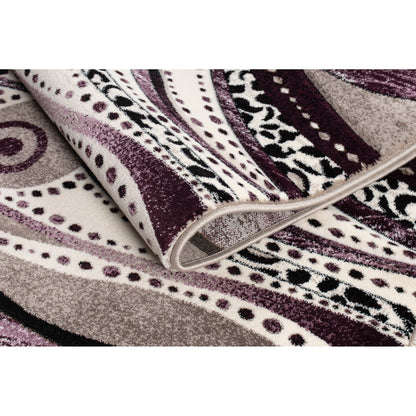 Rhodes Collection Abstract Swirl Area Rug