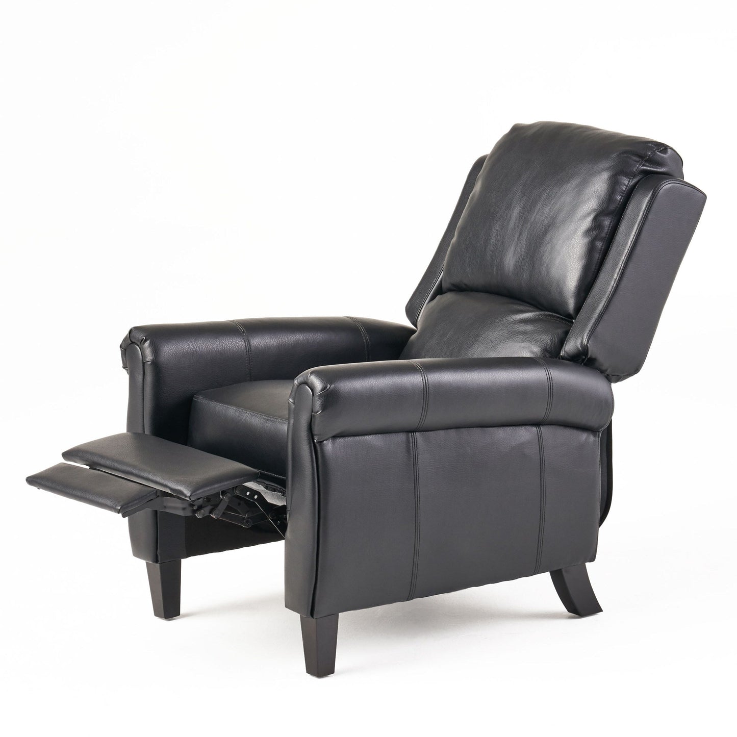 Roomfitters Ultimate Comfort PU Leather Pushback Recliner, Luxurious Recliner Chair for Living Room or Bedroom