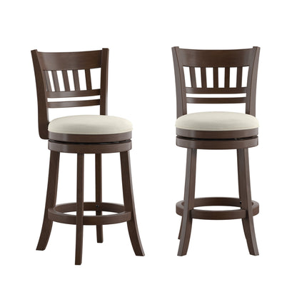 Rovinj Lattice Back 24H Swivel Counter Height Stool