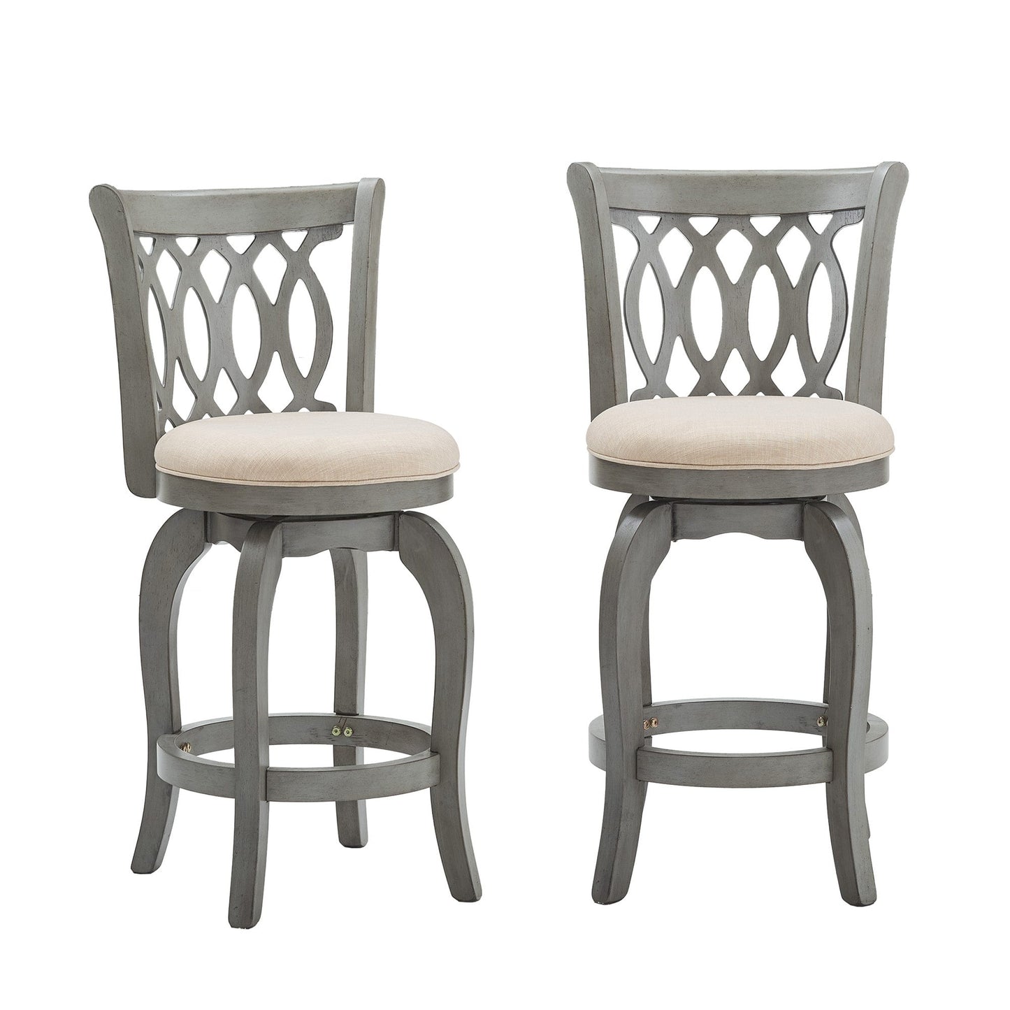 Rovinj Scroll Back Swivel Counter Stool