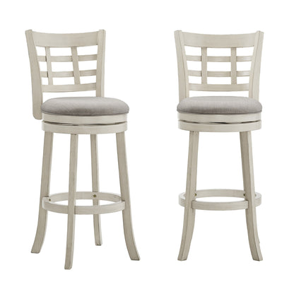Rovinj Upholstered Back Swivel Bar Stool - Barstool