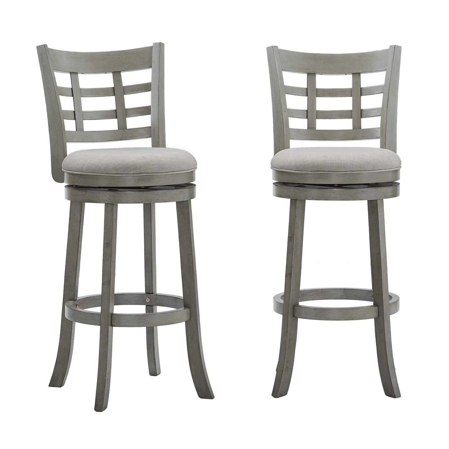 Rovinj Upholstered Back Swivel Bar Stool - Barstool