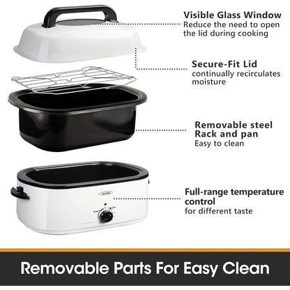 Royalcraft Roaster Oven with Removable Pan